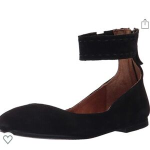 FRYE Carson Ankle Ballet Suede Leather Black
7.5